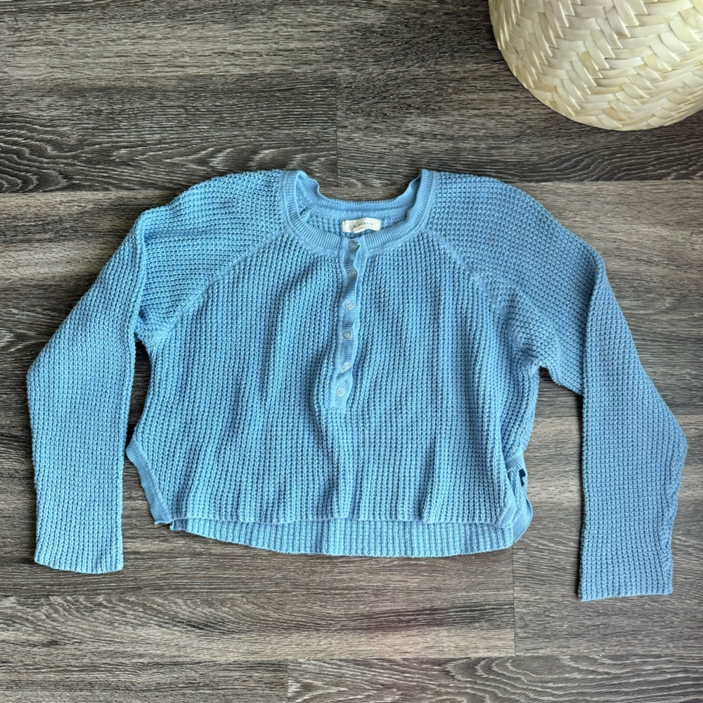 LA HEARTS Blue Sweater